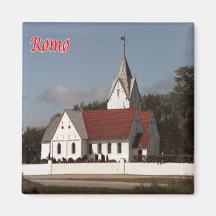 DK Danmark Frisiska öarna Romo Saint Clemen Kirke Magnet