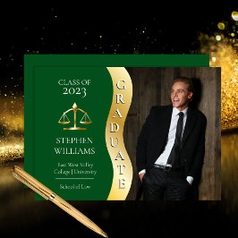 DK-Grönt | Guld Student Wave Law Grad Meddelande