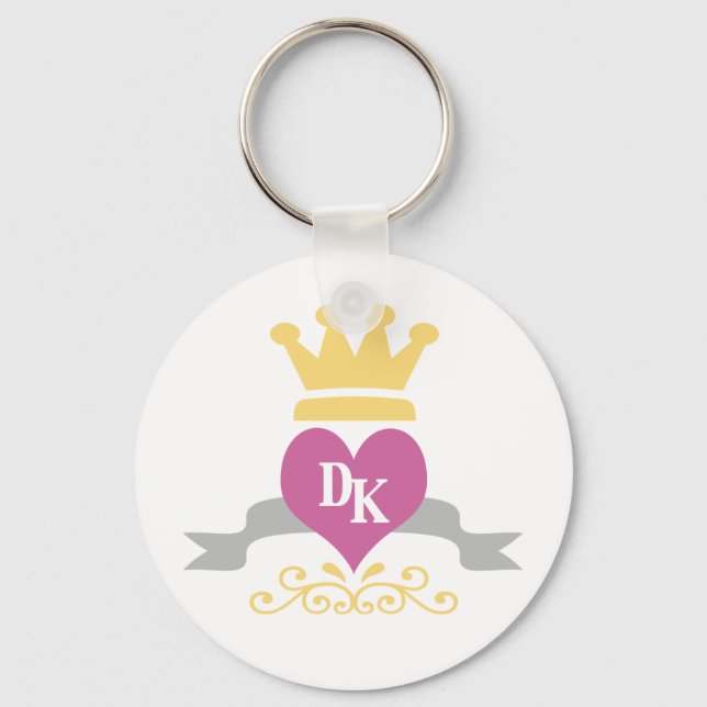 DK Heart-Logotyp Nyckelring (Framsida)