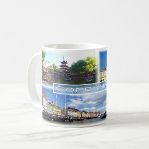 DK Köpenhamn - Tivoli Garden - Amalienborg County Kaffemugg