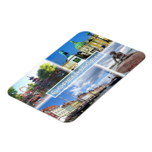 DK Köpenhamn - Tivoli Garden - Amalienborg County Magnet