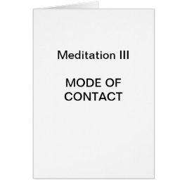 DK Meditation Series: Meditation III - CARD Hälsningskort