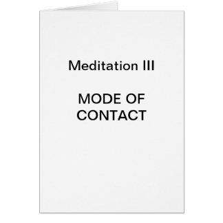 DK Meditation Series: Meditation III - CARD Hälsningskort