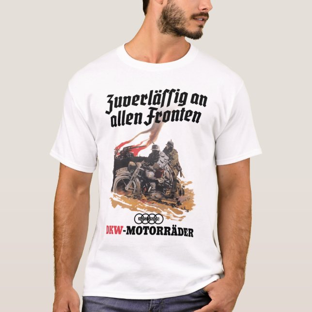 DKW Motorcyklar T Shirt (Framsida)