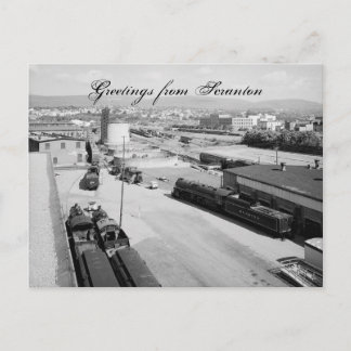 DL & W RR Scranton Pa. Vykort