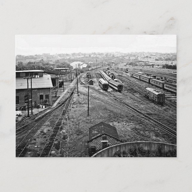 DL & W RR Scranton Pa. vykort (Framsida)