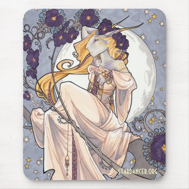 Dlane på skymningen Mousepad Musmatta (Framsidan)