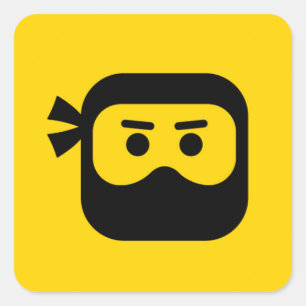 DLive Ninja symbol kvadrerad klistermärke