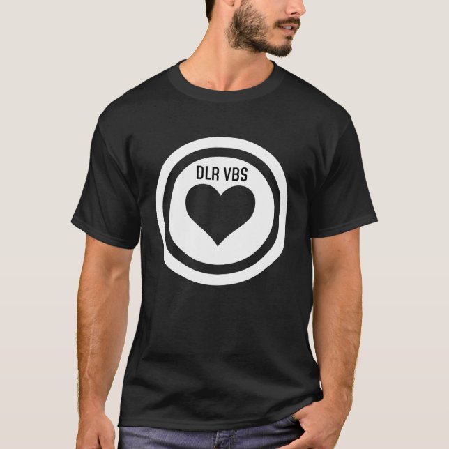 DLR VBS Artist Merch Har 2 har hjärta T Shirt (Framsida)