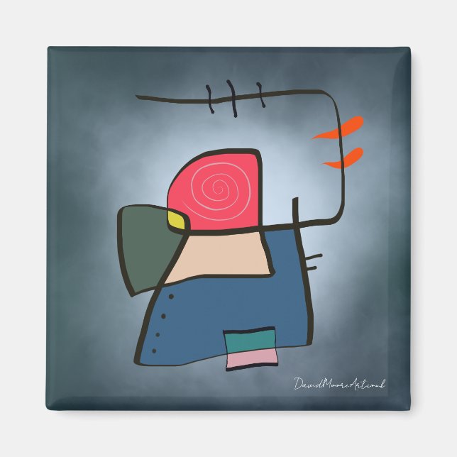 DM-2022-NFT-00002-Line-Art Fridge Magnets Magnet (Framsidan)