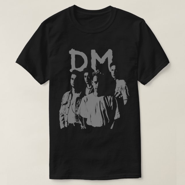 DM - 80-talets synth pop Premium T Shirt (Design framsida)