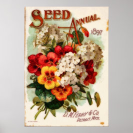 DM Ferry Vintage Flower Catalog Annons Poster