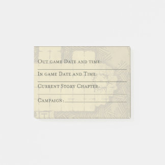 DM Graphic Post-it-organisatör; datum, tid, Kampan Post-it Block