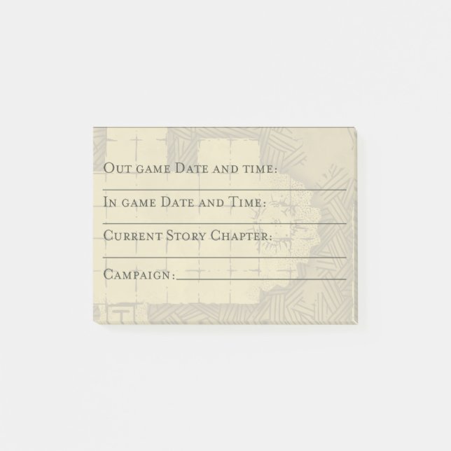 DM Graphic Post-it-organisatör; datum, tid, Kampan Post-it Block (Framsida)