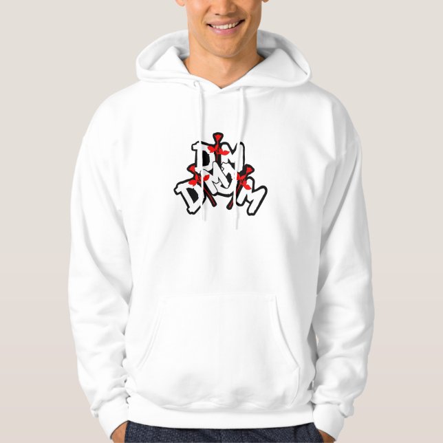 DM MODE In Your Style Roses Hoodie (Framsida)
