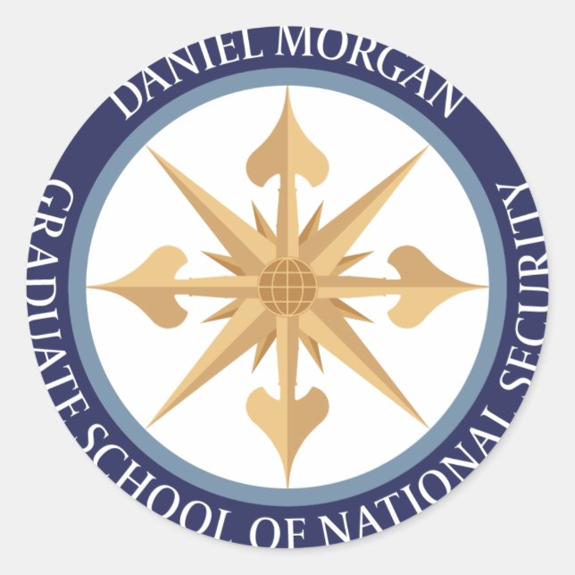 DMGS Sticker Runt Klistermärke (Framsida)