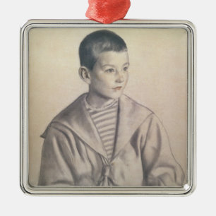 Dmitri Dmitrievich Shostakovich som ett barn Julgransprydnad Metall