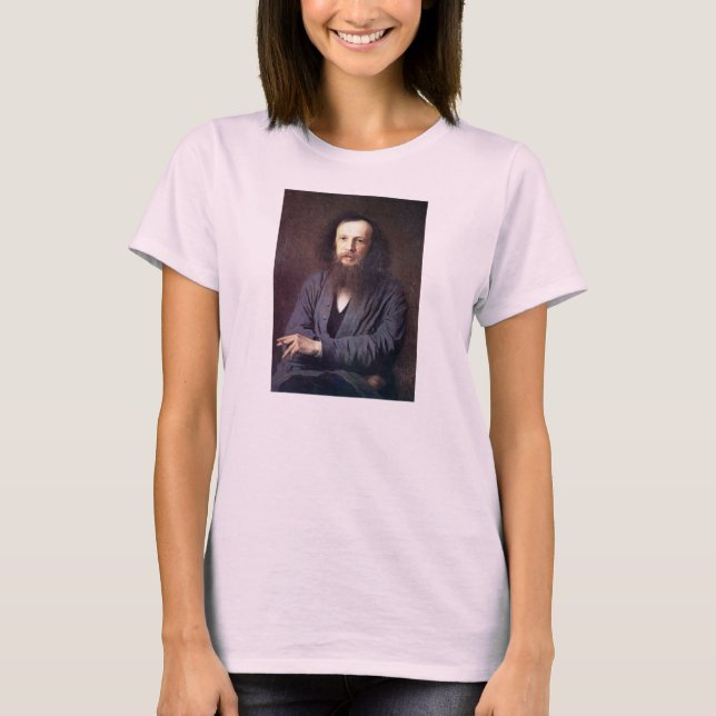 Dmitri Ivanovich Mendeleev av Ivan Kramskoy T-shirt (Framsida)