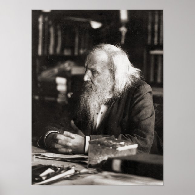 Dmitri Mendelejev Poster (Framsidan)
