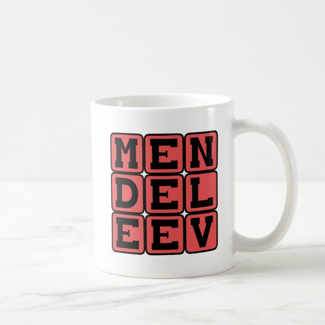 Dmitri Mendelejev, rysk kemist Kaffemugg (Höger)