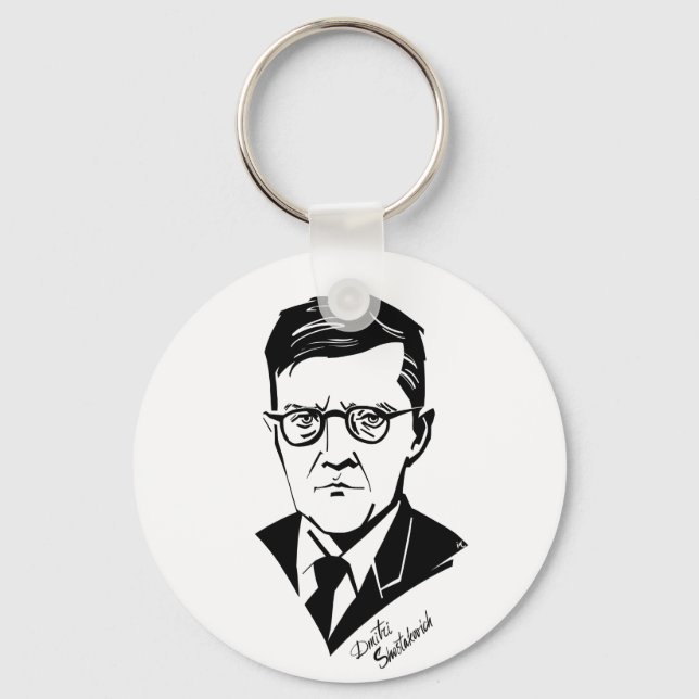 Dmitri Shostakovich Nyckelring (Framsida)