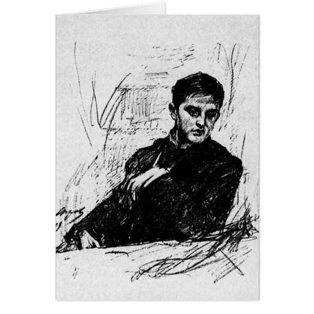 Dmitry Filosofov Hälsningskort (Framsidan)