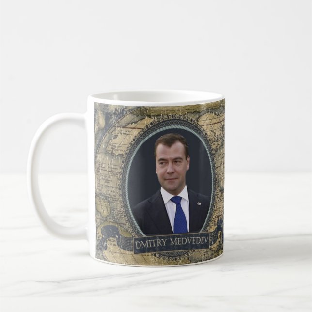 Dmitry Medvedev historisk mugg (Vänster)