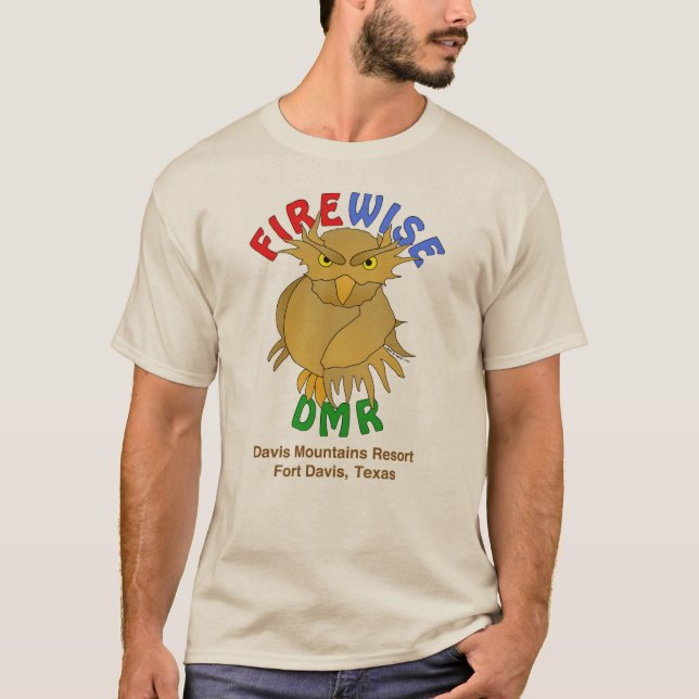 DMR. Brandvis Uggla T-shirt (med/utan bakgrund) (Framsida)