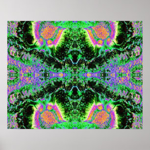 "DMT 2" Abstrakt Psychedelic Art Poster