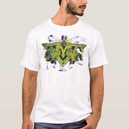 DMT-ANDLIGGRAFITTI TEE SHIRT