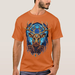 DMT Art Psychedelic Reindeer 1 T Shirt