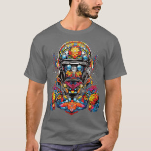 DMT Art Psychedelic Spaceman 4 T Shirt