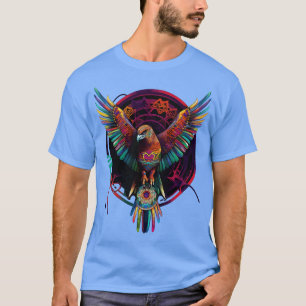 DMT Art Shamanic Eagle 1 T Shirt