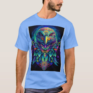 DMT Art Shamanic Eagle 5 T Shirt