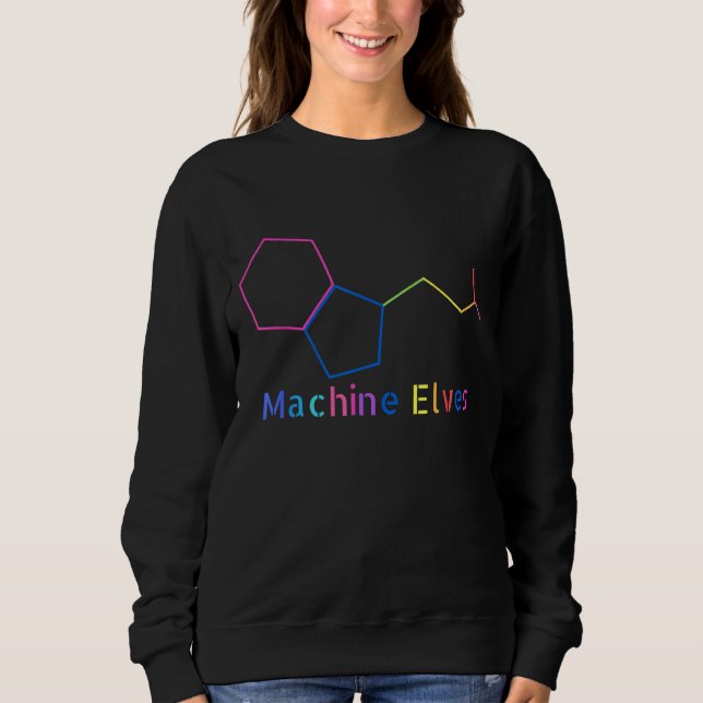 DMT Maskin Elves Spirit Molecule Shirt T (Framsida)