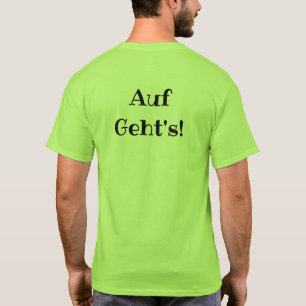 DMV-Auf Gehts! Svart logotyp för T-tröja Tröja