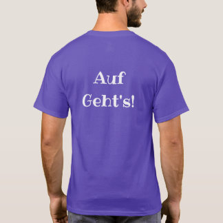 DMV-Auf Gehts! T-tröjavitlogotyp T Shirt