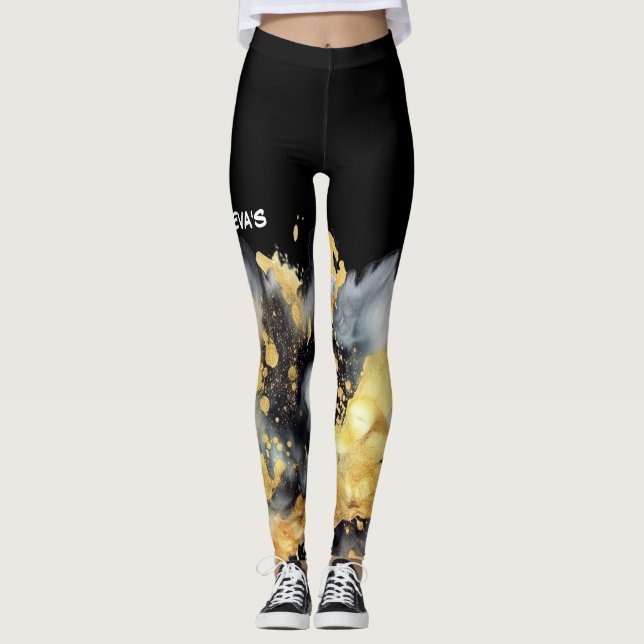 DMV GULD LEGGINS LEGGINGS (Framsida)