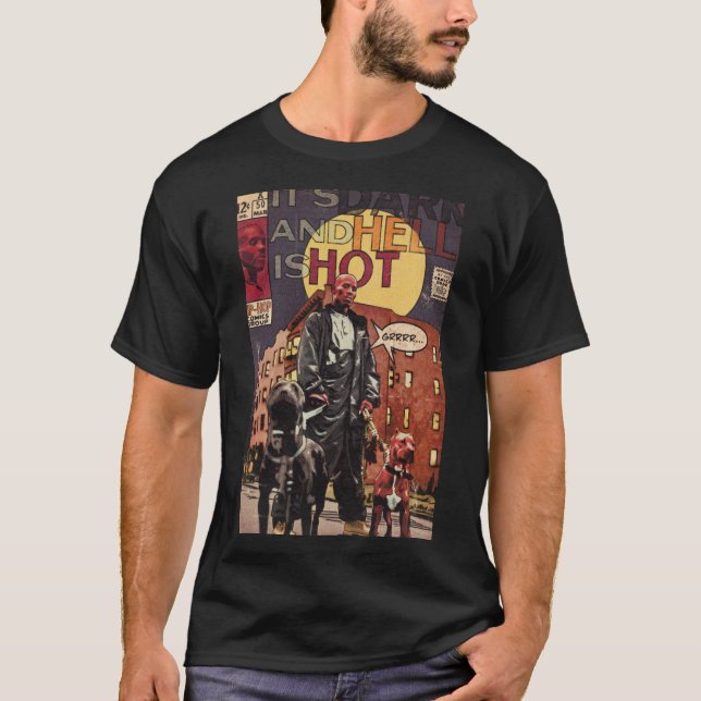 DMX - Det är Mörk och helvetet är Hett - Hip hop T T Shirt (Framsida)