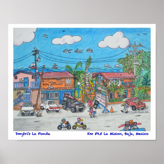 Dmytris La Fonda Hotel and Restaurant Poster (Framsidan)