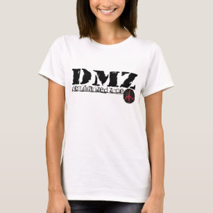 DMZ Demilitarized zon inget krig inget Tee Shirt