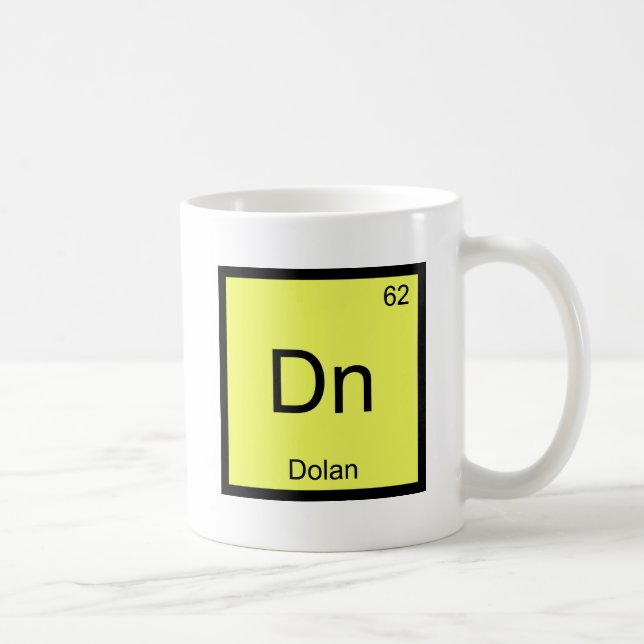 Dn - Dolan Kemiskt Elemente Symbol Meme T-Shirt Kaffemugg (Höger)