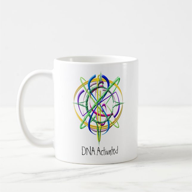 DNA aktiverad Atomkaffemugg Kaffemugg (Vänster)