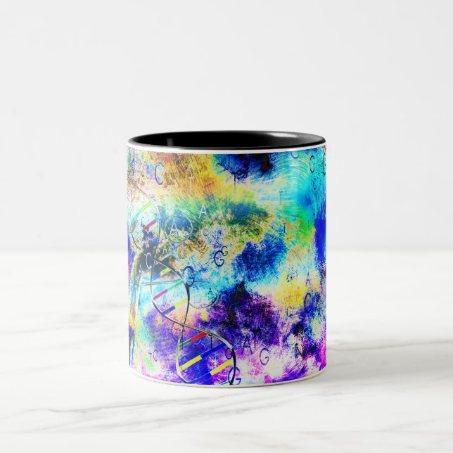 DNA-art-kod Två-Tonad Mugg (Center)