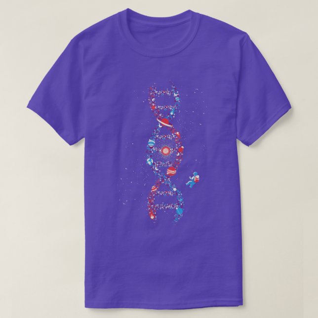 DNA Astronaut Galaxy Vi är Stardust av Tobe Fonse T Shirt (Design framsida)