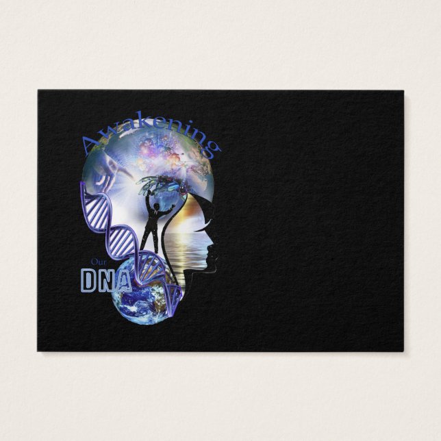 DNA Awakening design Visitkort (Baksidan)