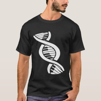 DNA Biology Pianist Gift Classical Music Piano T Shirt