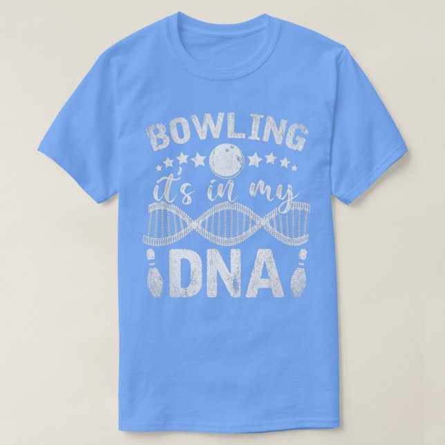 Dna Bowling Player Gift Sport Team Bowling Alley B T Shirt (Design framsida)