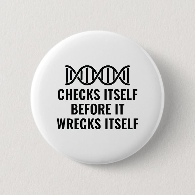 DNA Checks själv Knapp (Framsida)