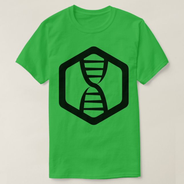 DNA-deoxi-ribosnukleinsyra i en hexan T Shirt (Design framsida)